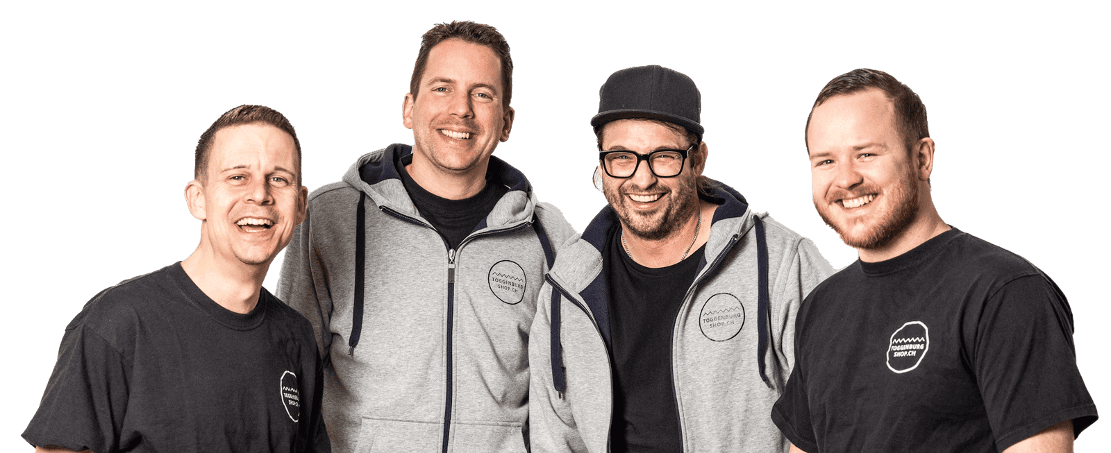 Die vier Unternehmer der Toggenburgshop AG