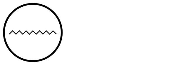 Breites Toggenburgshop-Logo in Weiss auf blauem Hintergrund