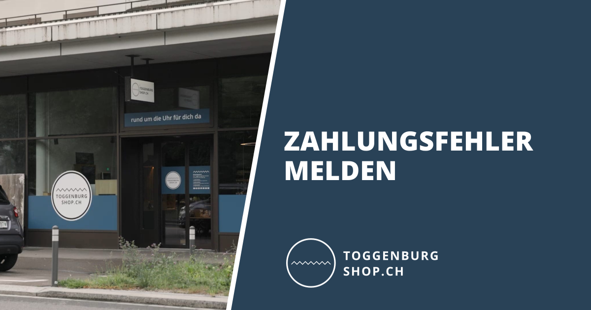 Open-Graph-Vorschau: Zahlungsfehler melden